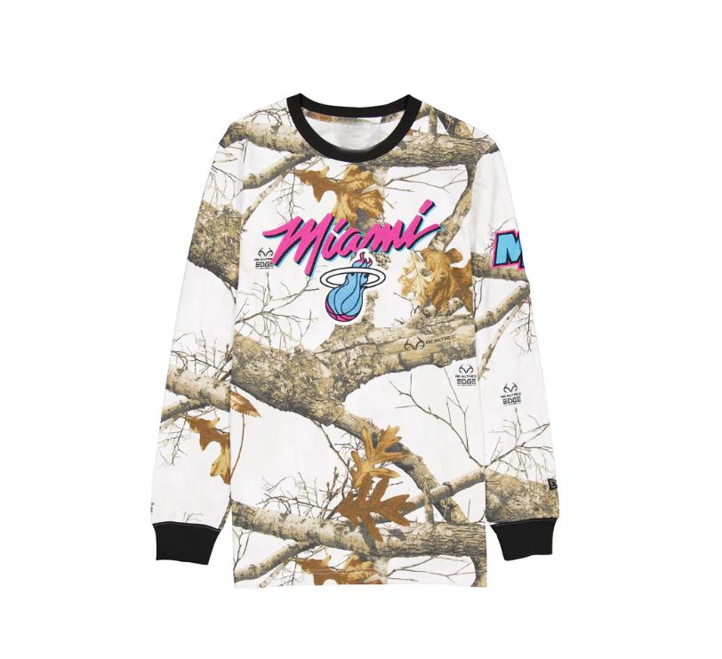 Men 2025 NBA Miami Heat long sleeve T shirts style 1->chicago bulls->NBA Jersey